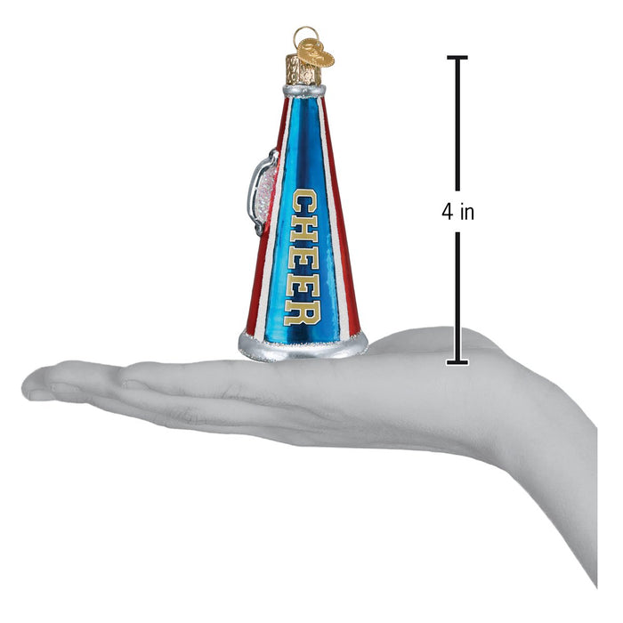Cheer Megaphone Ornament [Online Only]