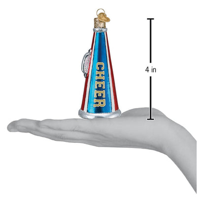 Cheer Megaphone Ornament [Online Only]