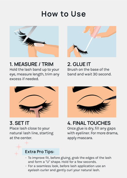 D-LUX Curl Premium Faux Mink Lashes - Mae