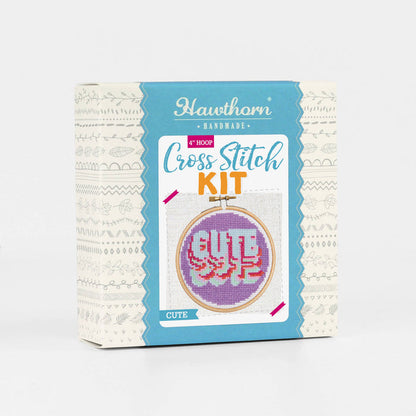 Cute Mini Cross Stitch Kit | Beginner Craft Kit