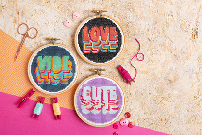 Cute Mini Cross Stitch Kit | Beginner Craft Kit