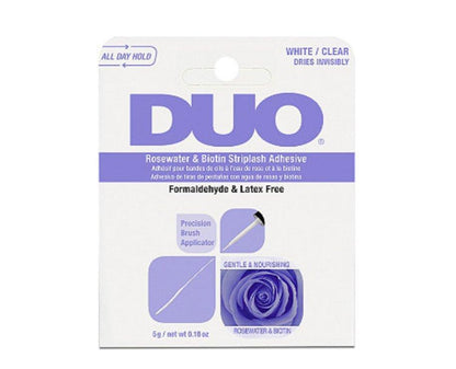 Duo Rosewater & Biotin Striplash Adhesive (Clear)