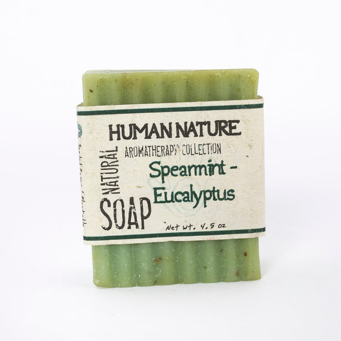 Spearmint Eucalyptus essential oil soap - human nature