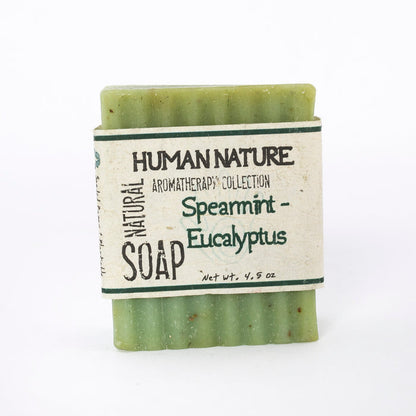 Spearmint Eucalyptus essential oil soap - human nature