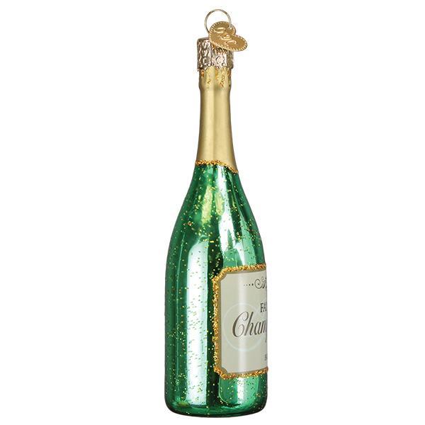 Fancy Champagne Bottle Ornament [Online Only]