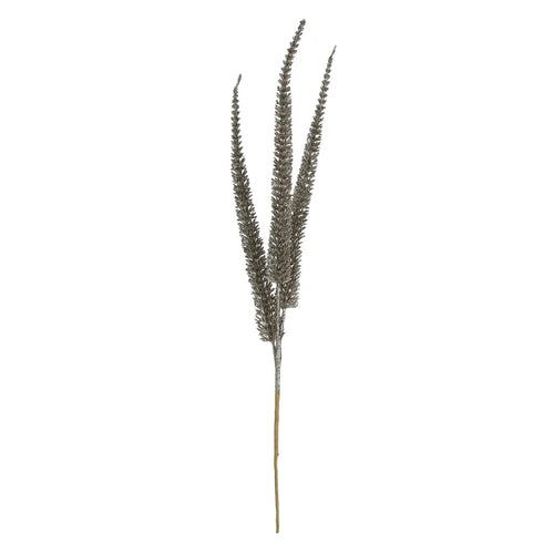 Faux Fern Spray w/ Glitter, Champagne Color