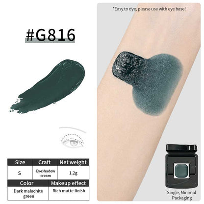 G816 (Deep Peacock Green) - Refillable Multipurpose Cream - Cheeryep