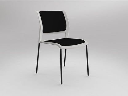 White / Fully Upholstered / Breathe Black