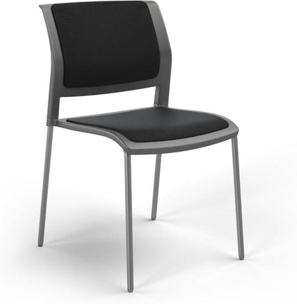 Charcoal / Fully Upholstered / Breathe Black