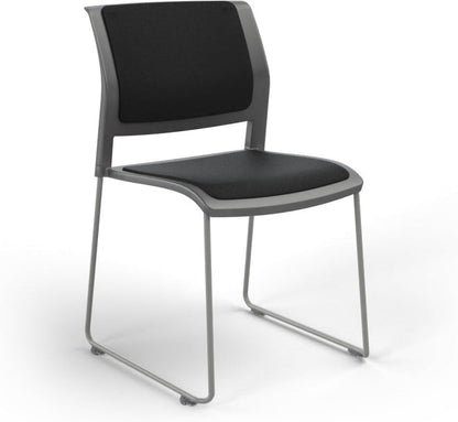 Charcoal / Fully Upholstered / Breathe Black