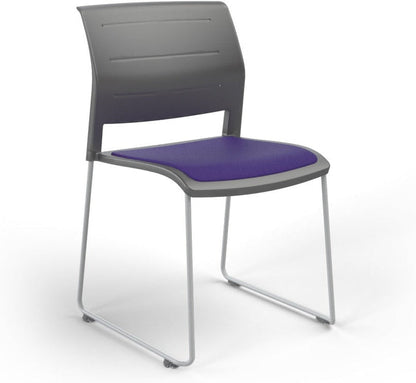 Charcoal / Seat upholstered only / Breathe Plum