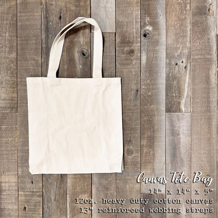 Garden Apron and Hat - Canvas Tote Bag