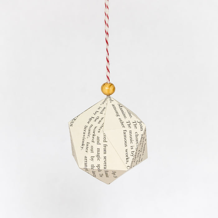 Geometric Book Ornaments
