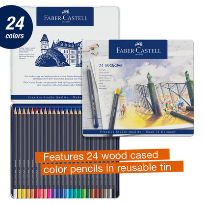 Goldfaber Color Pencils - Tin of 24