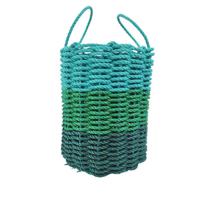 Green Ombre Rope Storage Basket