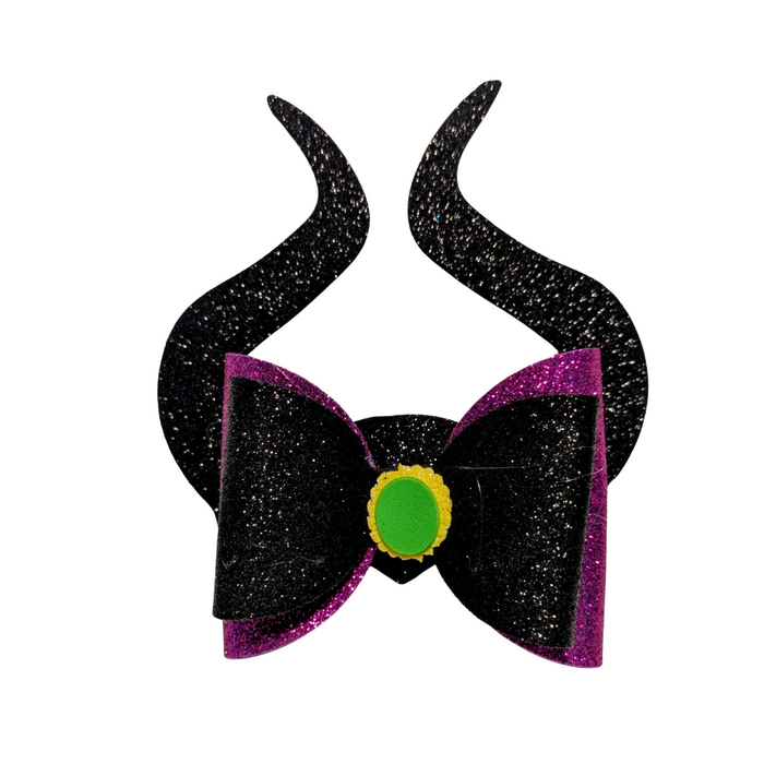Halloween Maleficent 3D Pet Bow for Dogs & Cats