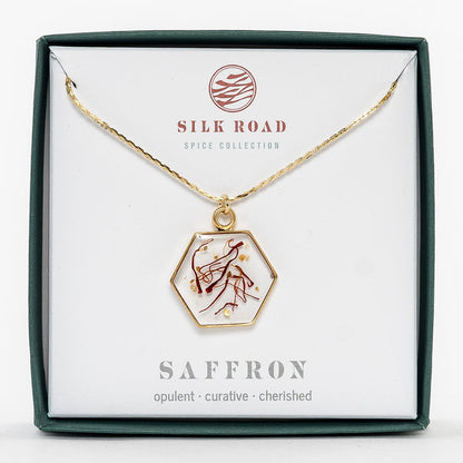 Hexagon Pendant Necklace