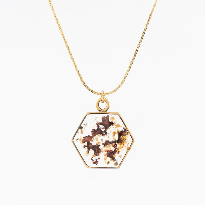 Hexagon Pendant Necklace
