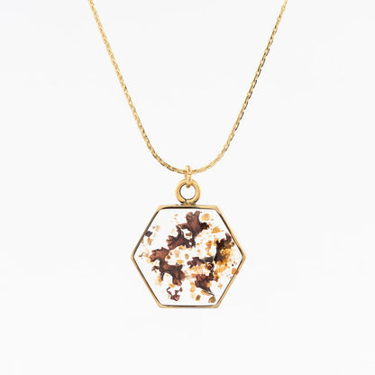 Hexagon Pendant Necklace