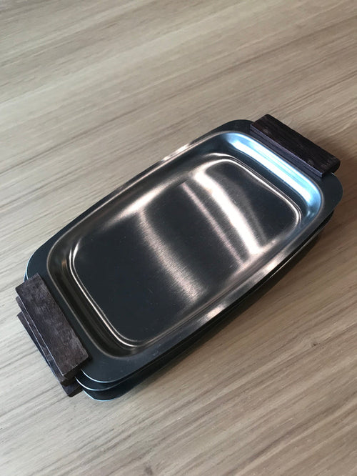 Japanese Stainless Steel Serving Trays | Small
