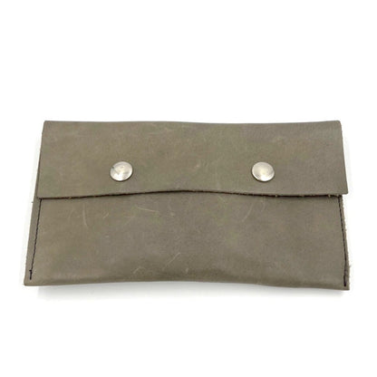 Leather Pouch - gray