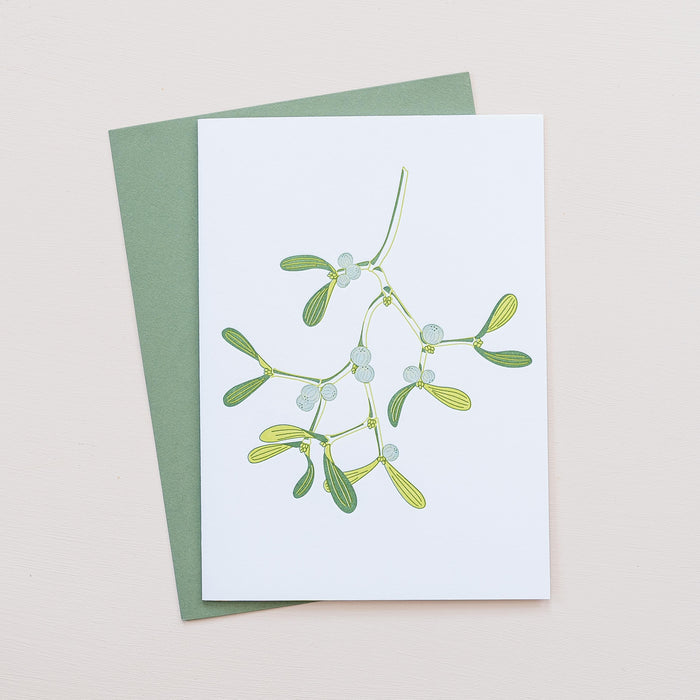 Mistletoe Greeting Card