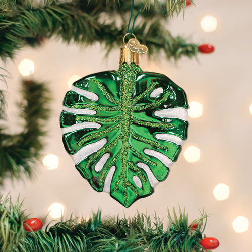 Monstera Leaf Ornament [Online Only]