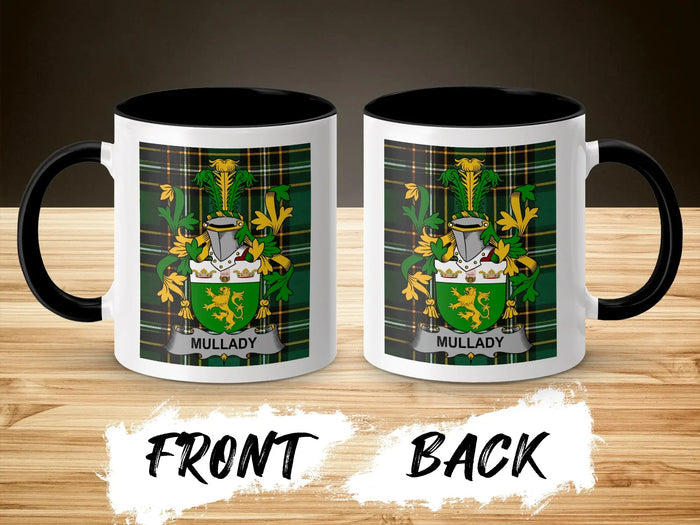 Mullady Irish National Tartan ceramic accent mug