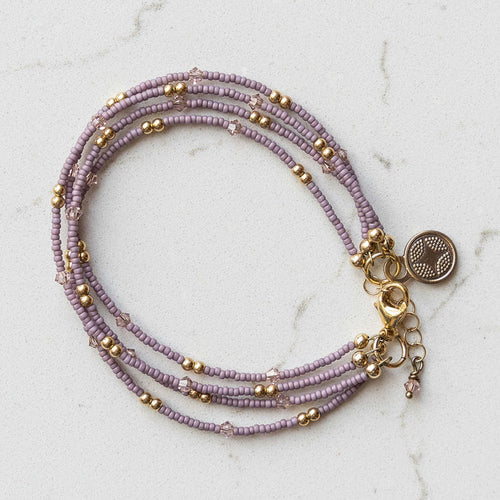 Multi Strand Hope Bracelet - lavender