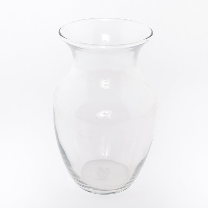 curved glass vase - vintage - lifestyle: Beckett Street - household - decor - flowers