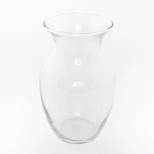 curved glass vase - vintage - lifestyle: Beckett Street - household - decor - flowers