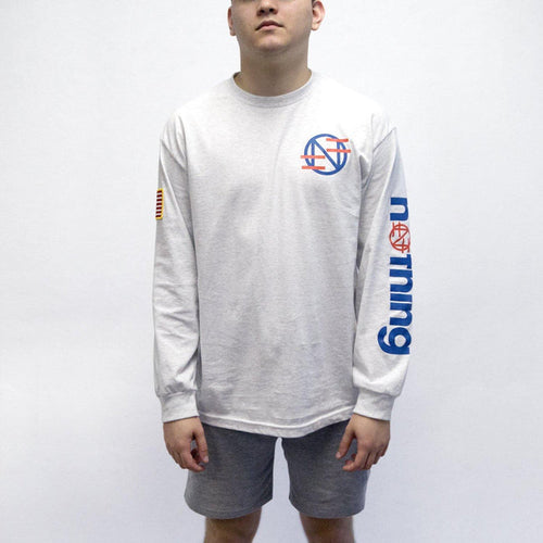 Buy – Nothing "USA Patch" Long Sleeve – Band & Music Merch – Cold Cuts Merch