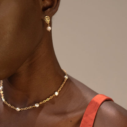 Pearl Chain Necklace