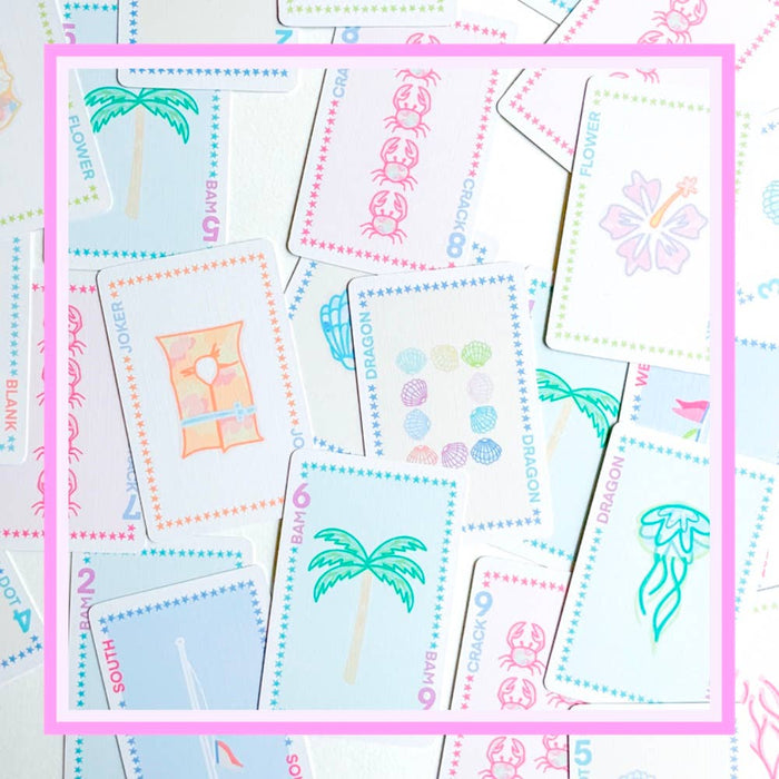 Play Away Mahjong - Beach Playing Card Deck