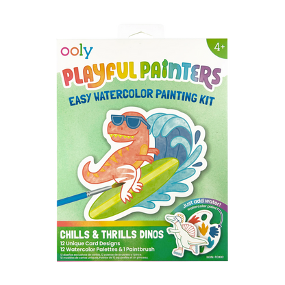 Playful Painters: Watercolor Painting Kit - Chills & Thrills