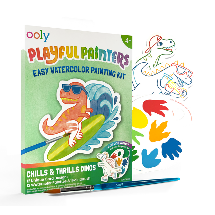 Playful Painters: Watercolor Painting Kit - Chills & Thrills