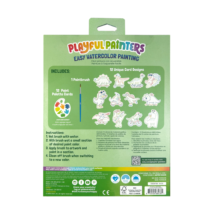 Playful Painters: Watercolor Painting Kit - Chills & Thrills
