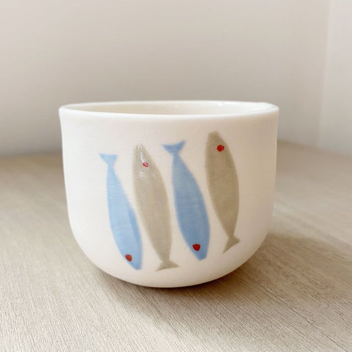 Porcelain Tumbler - Fishies