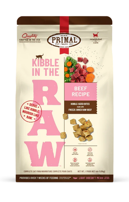 Primal Cat Kibble in the Raw Cat Food