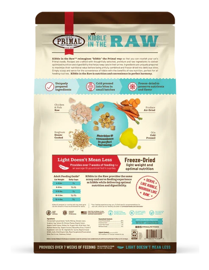 Primal Cat Kibble in the Raw Cat Food
