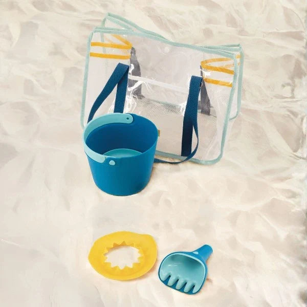 Quut Beach Set – Bucki, Raki & Magic Sand Shaper for Kids
