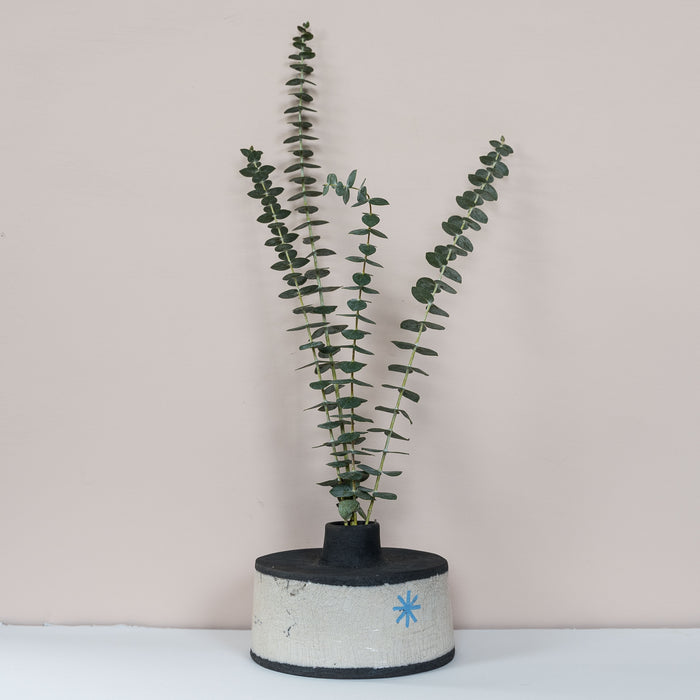 Raku Bud Vase