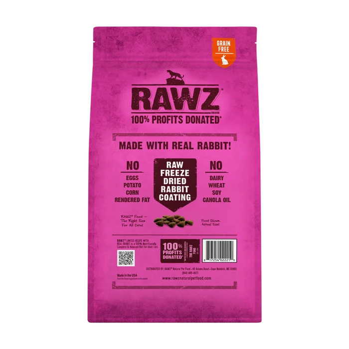 Rawz Real Rabbit Limited Ingredient Dry Cat Food