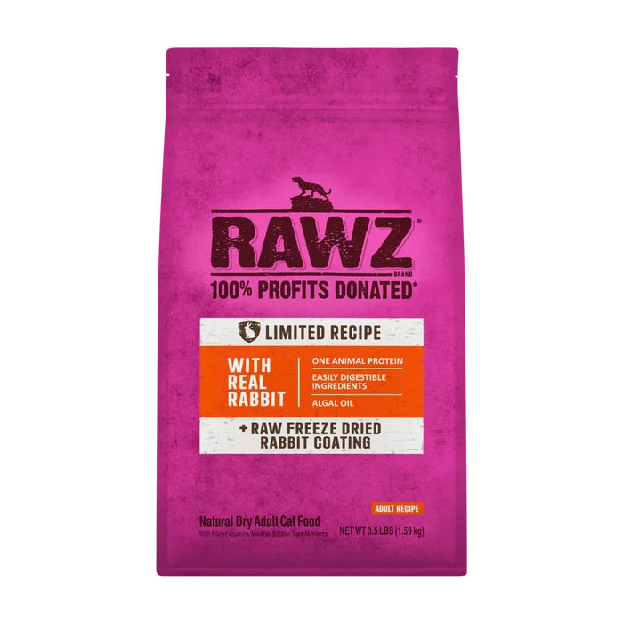 Rawz Real Rabbit Limited Ingredient Dry Cat Food