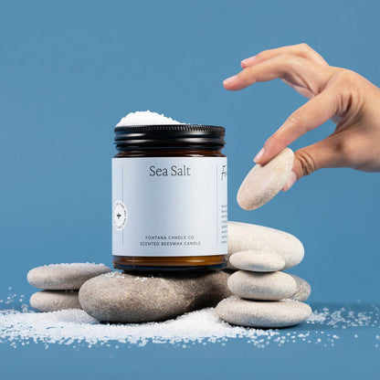 Sea Salt Beeswax Jar Candle | Fontana Candle Co. [Online Only]