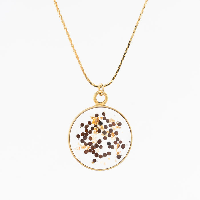 Simple Circle Pendant Necklace