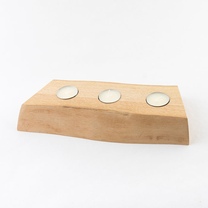 Solid Ash Tea Light Candle Runner
