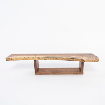 solid walnut wall shelf - handmade by Epaminondas Iacovou - Studio89 - language of trees