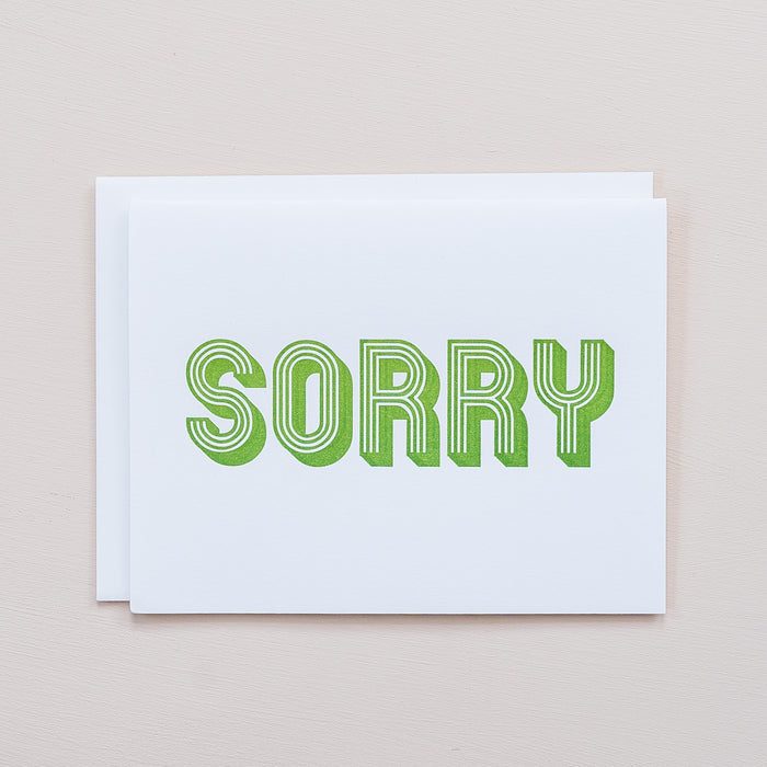 Sorry - Green
