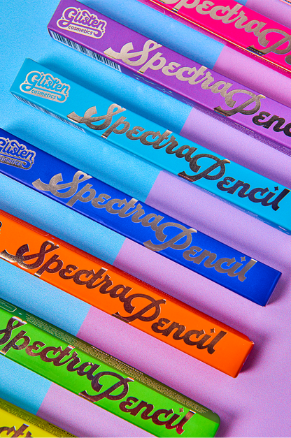 Blue Spectra Pencil - Colourful Pencil - Glisten Cosmetics